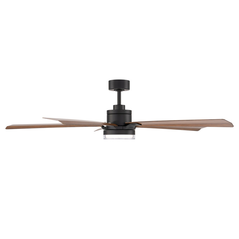 Ventilateur de plafond intelligent à 5 pales Radiant avec lumière DEL à intensité variable intégrée et télécommande Bluetooth incluse, température de couleur sélectionnable (2700 K, 3000 K, 3500 K, 4000 K)
