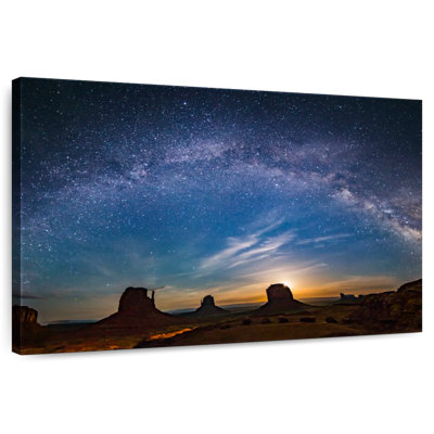Alvord Milky Way Over Monument Valley
