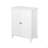 Bathroom Floor Storage Cabinet with Double Door Adjustable Shelf