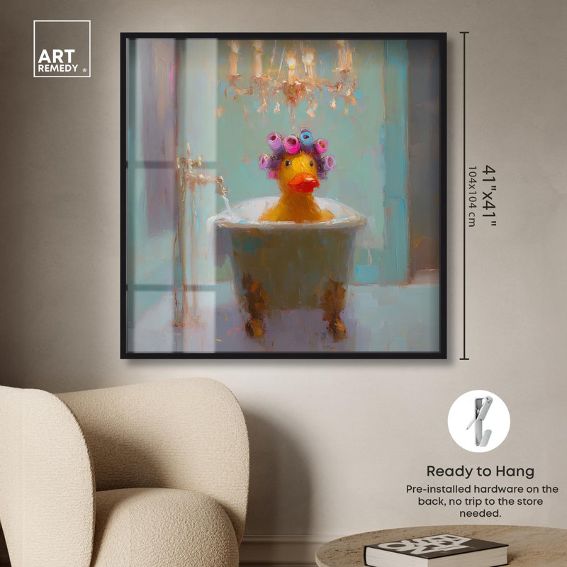 Art mural Bubble Trouble Shadowbox, H 41 po x l 41 po, Noir