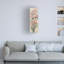 Tall Blush Flowers I - Impression sur toile tendue-12473845