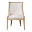 Chaise rembourrée avec garniture cloutée-133437385