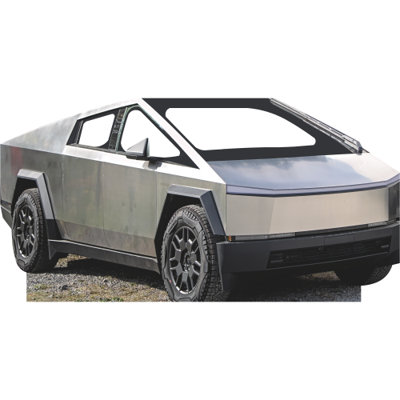 SS11291 Nikola Tesla Futuristic Cyber Punk Truck Car Electric Vehicle Stand In Cardboard Cutout Standee Standup