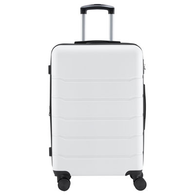 Valise légère en ABS, valise avec verrou TSA et roues pivotantes