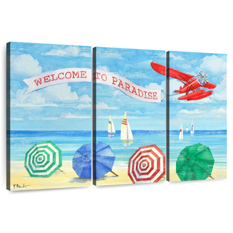 Gillard Paradise Sea Plane, 42" H x 65" W