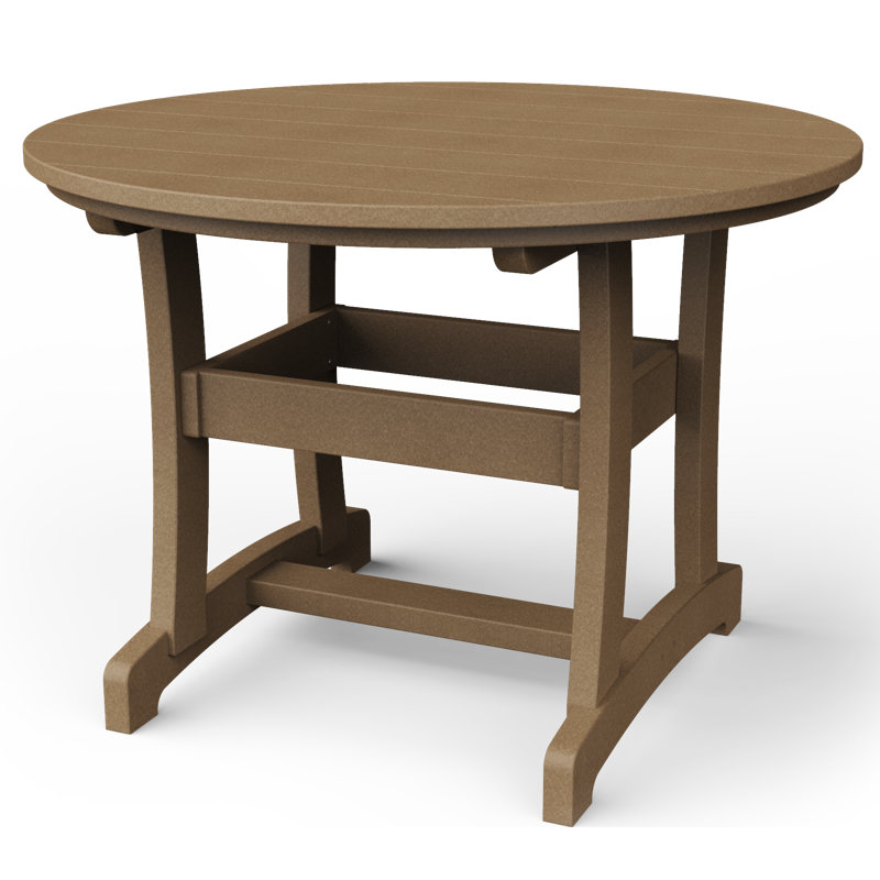 Table de salle à manger Stella, H 42 po x l 42 po x P 42 po, Brun foncé