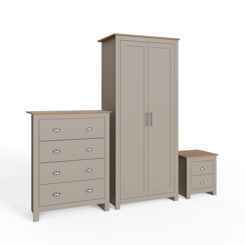 Kenneth Piece Bedroom Set, Grey