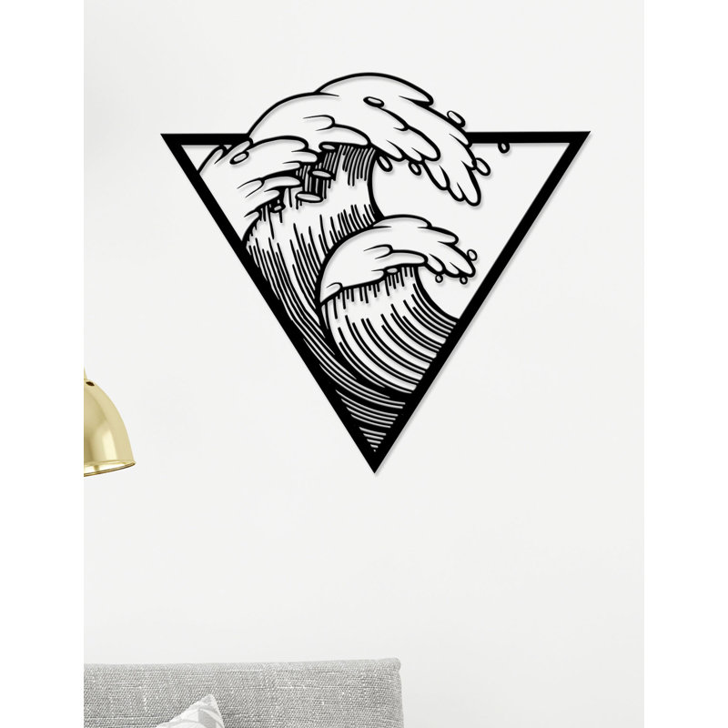 Abstract Wall Decor on Metal