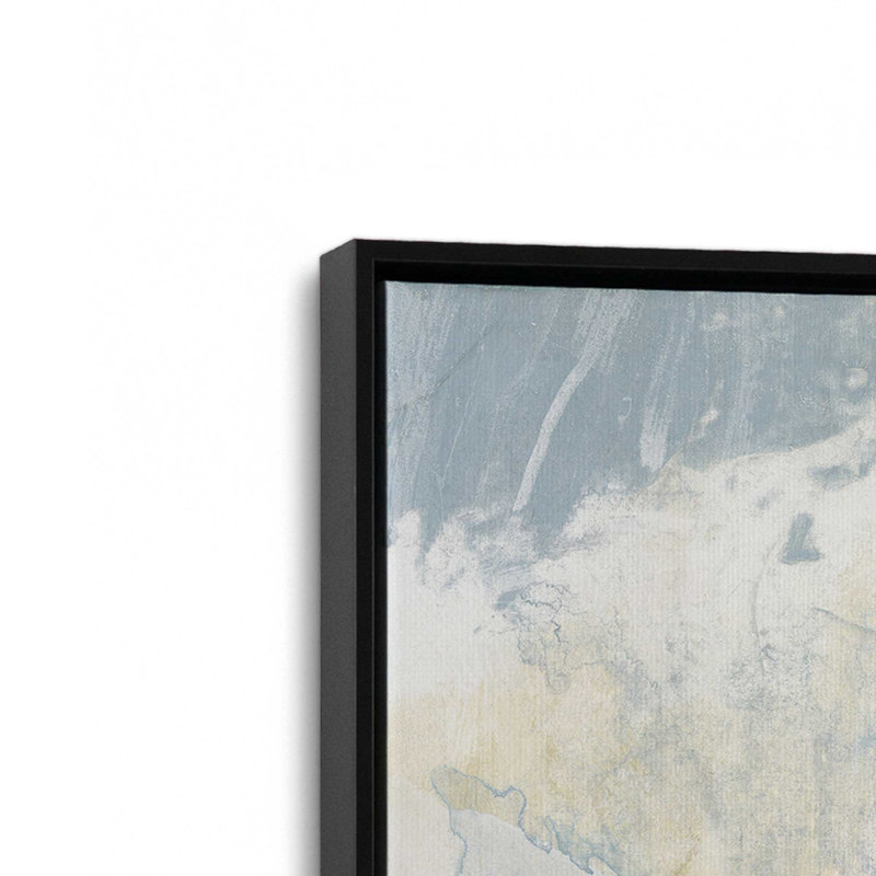 "Texture Collage I" par June Erica Vess, reproduction d'art sur toile, H 20 po x l 20 po, Noir