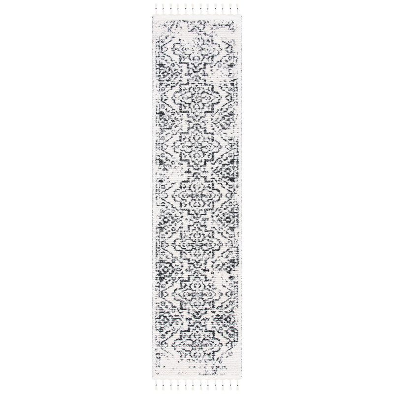 Moroccan Tassel Shag Performance Oriental Rug, Runner 2'2" x 9'