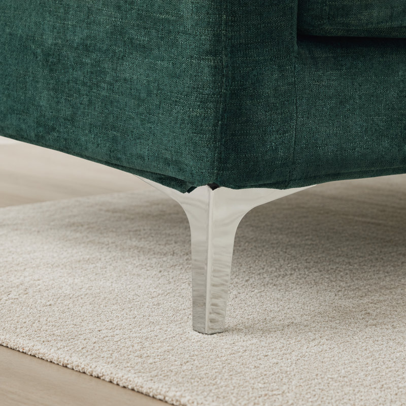 Méridienne surdimensionnée en chenille de 77,5 pouces, canapé surdimensionné moderne avec 4 coussins pour le salon et la chambre d'amis