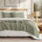 Ribbed Matelassé Cotton Coverlet Set-109664498-105905598