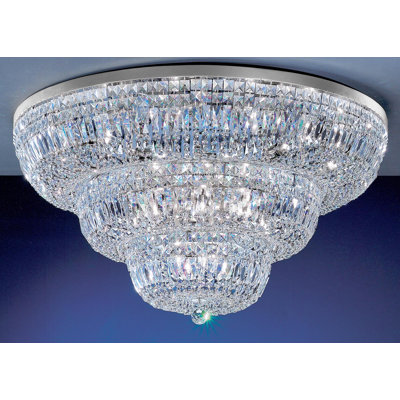 Empress Crystal Semi Flush Mount