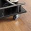 Black 2-Tier Bar Cart(No Include Stool)