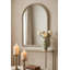 Miroir mural 24 po x 35,8 po avec bordure perlée - Miroir décoratif pour le salon, la chambre à coucher, l'entrée