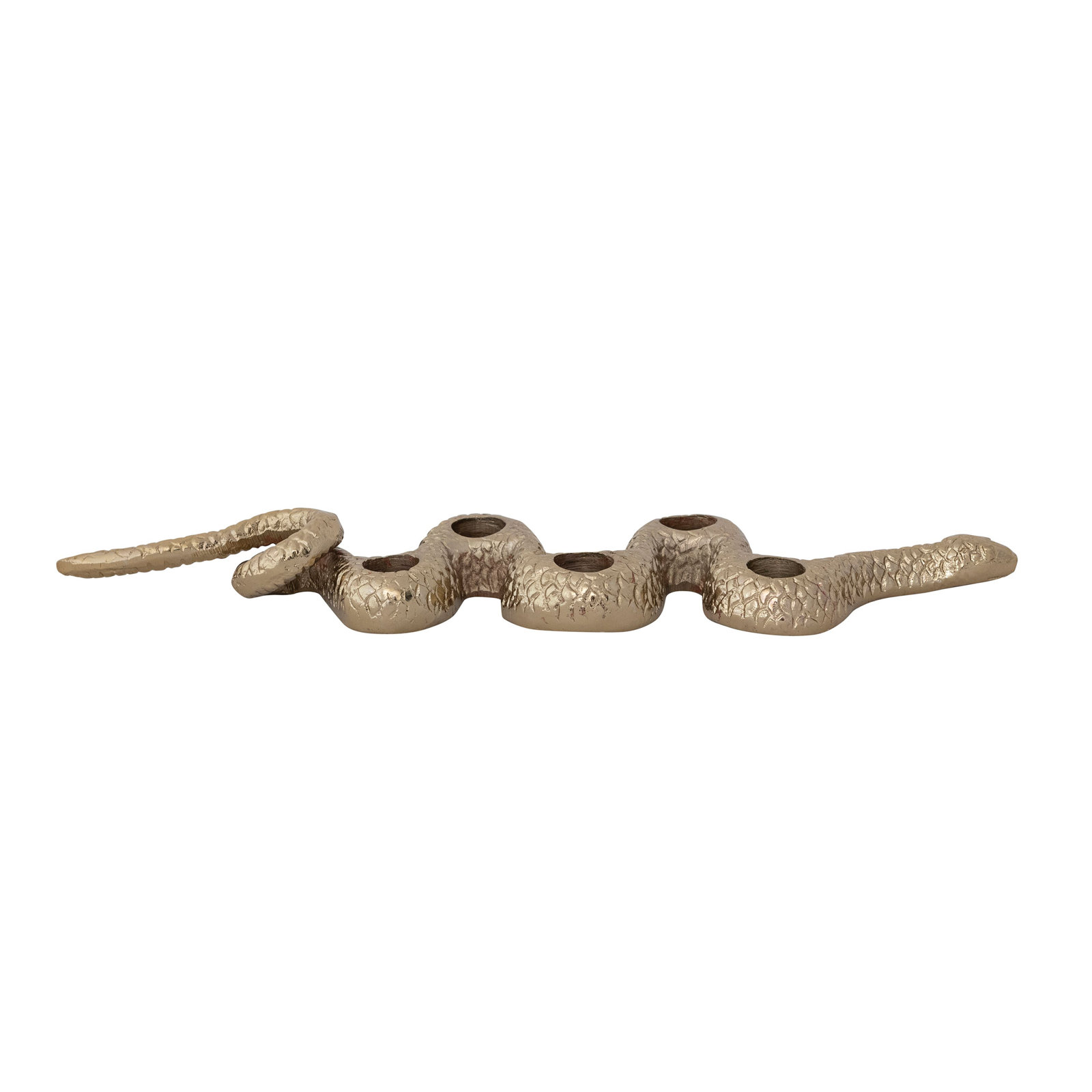 Cast Aluminum Snake Shaped Taper Holder