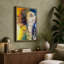 Vibrant Elephant Study Modern - Print-136720078-136720077