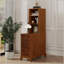 Table de bout avec 3 tiroirs, table de coin avec 2 tablettes ouvertes, table d'appoint haute pour chambre à coucher et coin