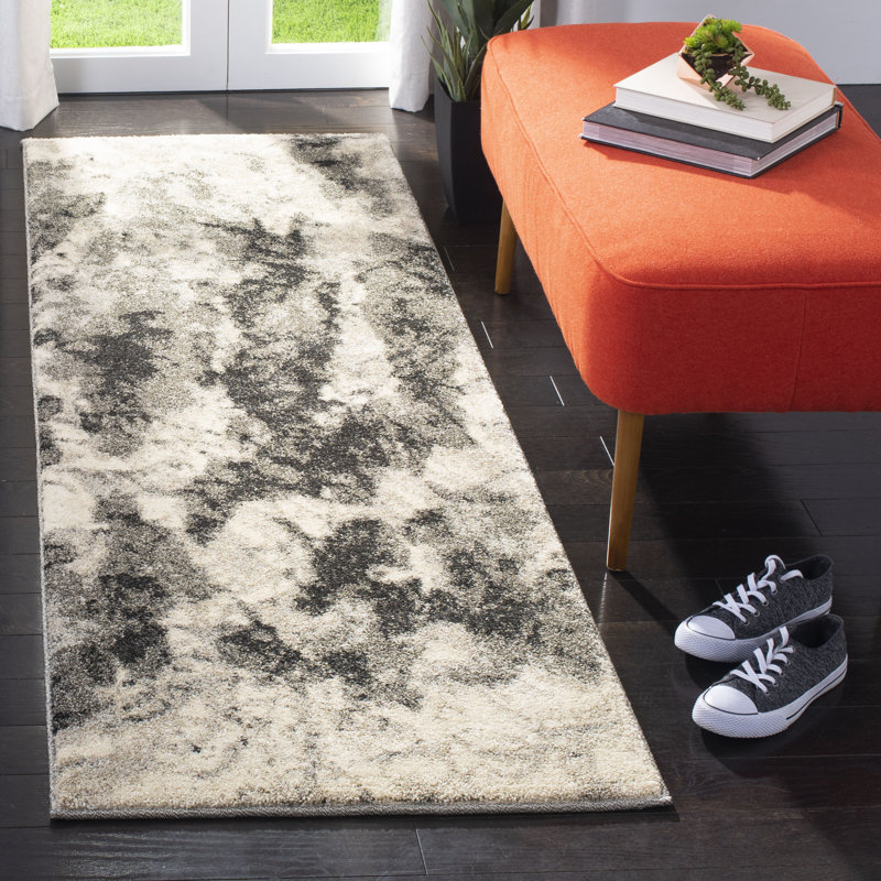 Tapis abstrait Botsford Performance, Tapis de couloir 2 pi 3 po x 11 pi