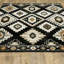 Tapis gris anthracite / ivoire Basurto Southwestern-1930283664