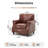 Upholstered Accent Chair Faux Leather Rolled Armchair-458878513