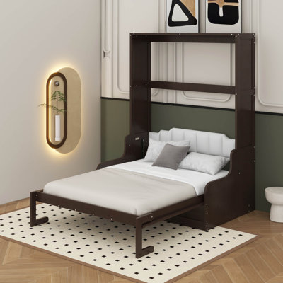 Grand lit escamotable avec coussin
