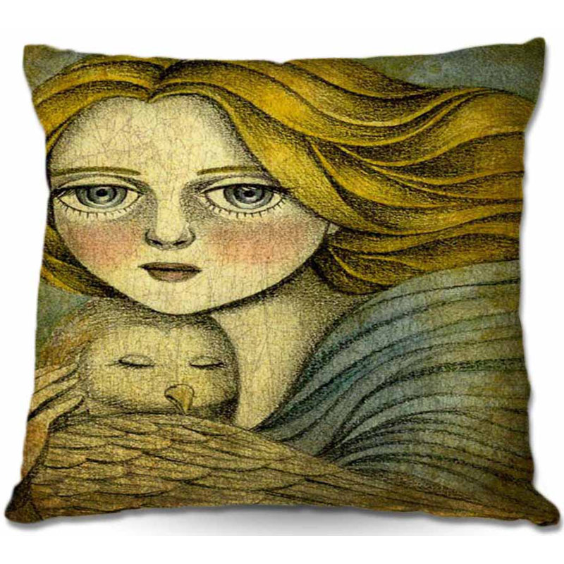 The Guardian Reversible Throw Pillow, 18" H x 18" W x 5" D