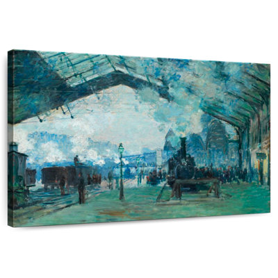 Mehar, arrivée du train de Normandie en 1877