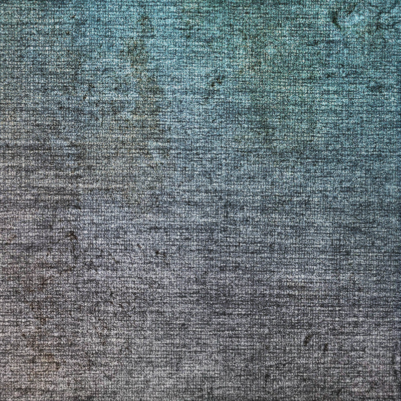 Tapis dégradé de qualité supérieure lavable à la machine ADS587, Teal, 5' x 7'6"