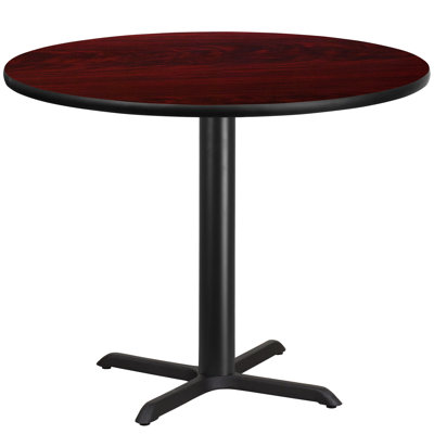 Plateau de table rond en stratifié Carrus