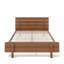 Structure de lit en bambou, lit plateforme avec tête de lit et lattes de soutien améliorées, lit plateforme en bambou massif, structure stable sans bruit, structure de lit en bambou à profil bas pour chambre d'amis, lit double / grand / très grand-846982173
