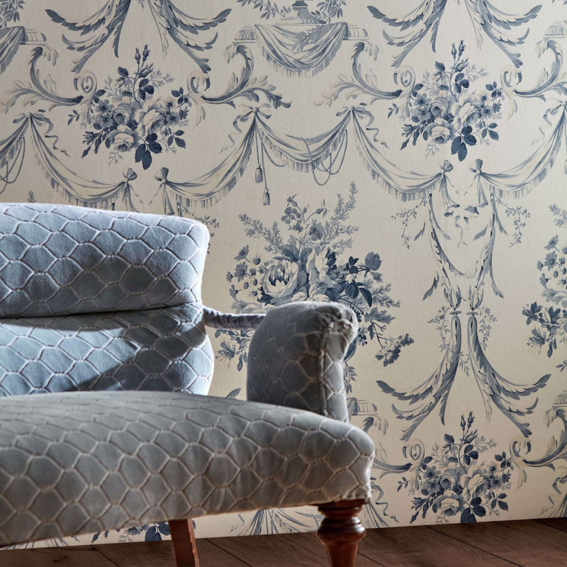 Giles Deacon Andromeda's Cup Wallpaper, Olympic Blue