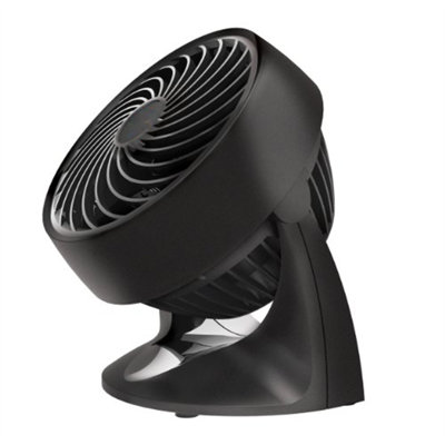 Circulateur d'air TurboForce - petit ventilateur de table, ventilateur personnel silencieux pour la maison ou le bureau, 3 vitesses, tête pivotante à 90 °, noir