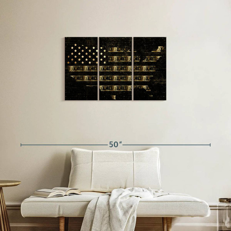 Aliaz Cash USA Map, 20" H x 33" W