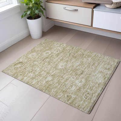 Premium Machine Washable Wayne AMF1089 Damask Rug