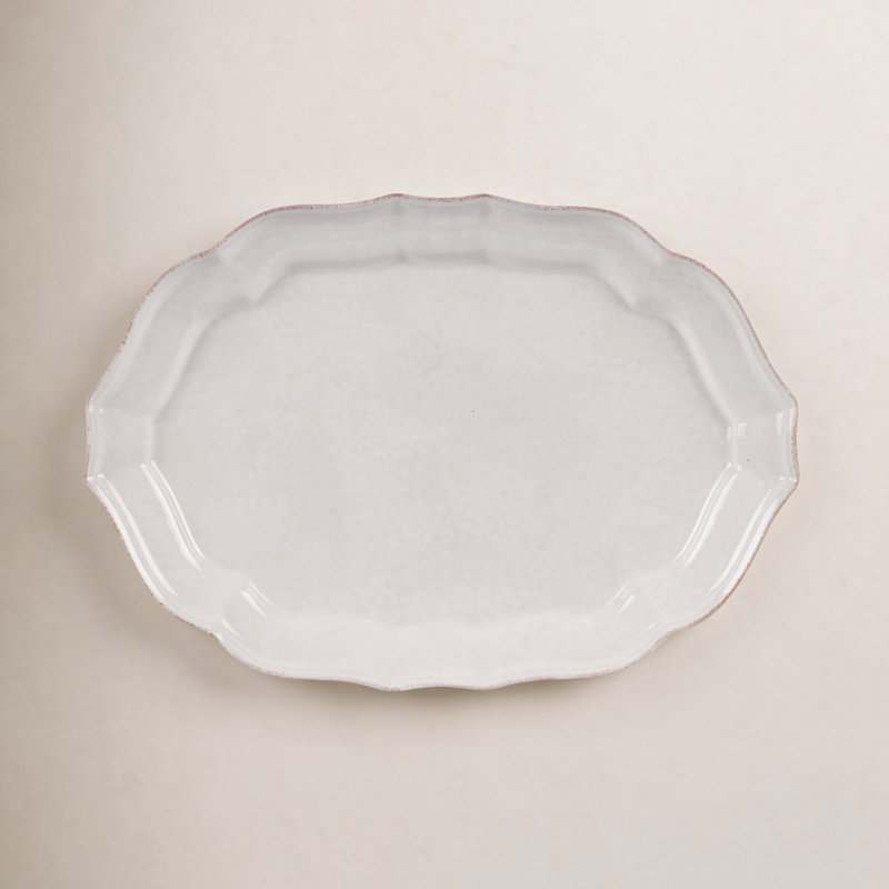Impressions Stoneware Platter, 1.5" H x 12.5" W x 17.5" L