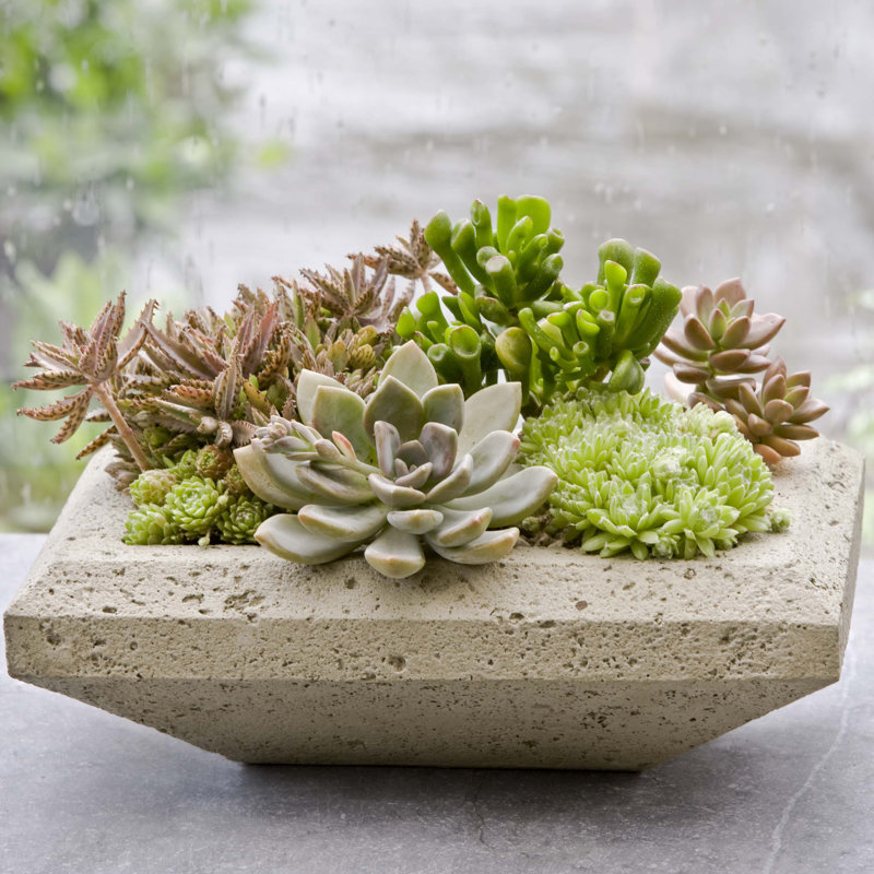 Garden Terrace Planter, Verde