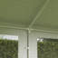 Toiles et abris de jardin en acier durable, tissu blanc spacieux avec parois latérales pour les événements extérieurs