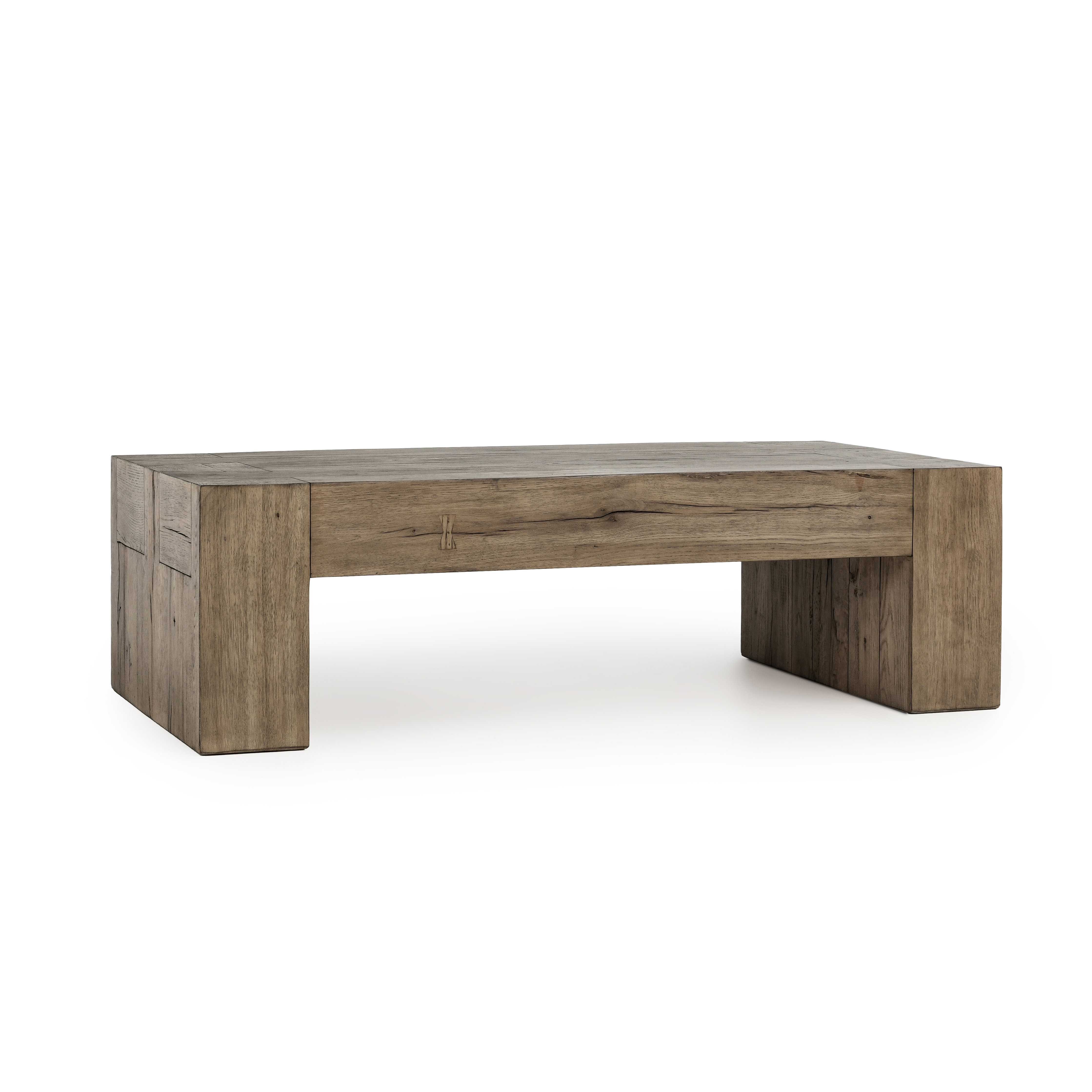 Palisades Square Reclaimed Wood Coffee Table