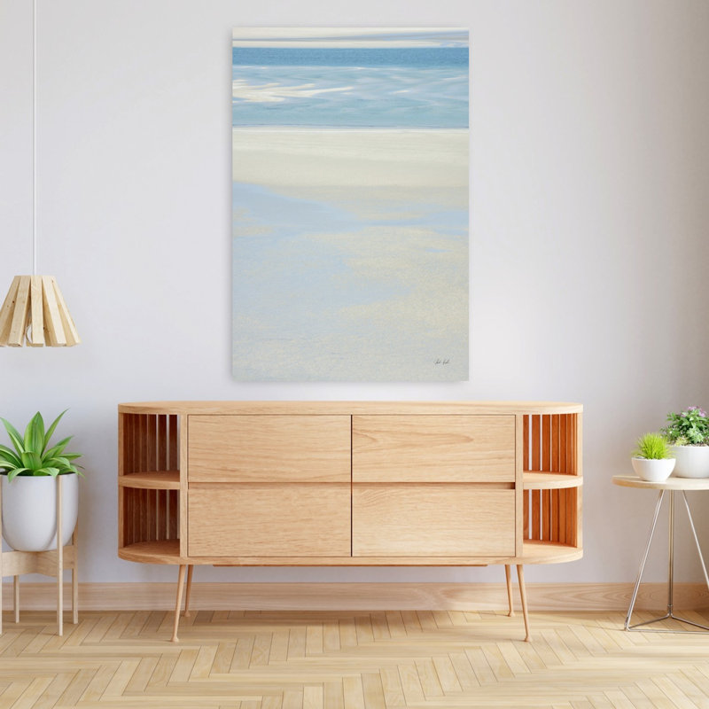 Art côtier abstrait Serenity III, H 48 po x l 32 po