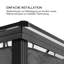 Blumfeldt Polyester Side Wall for Gazebo-90565696-104572604