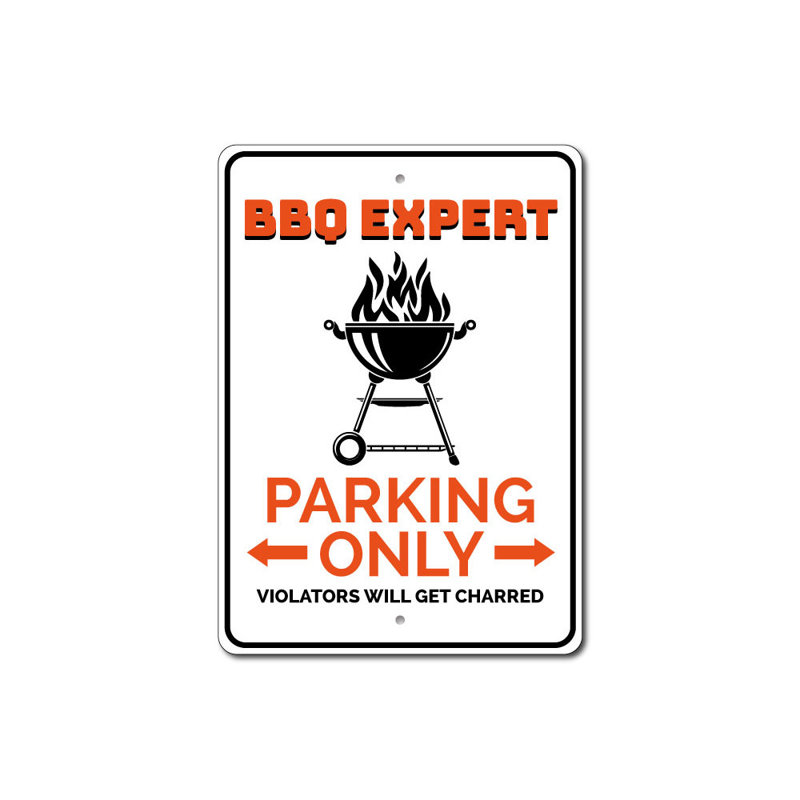 Enseigne de barbecue BBQ Expert, H 18 po x l 12 po x P 0,06 po