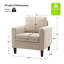 Fauteuil club l 32,5 po Ardarius-13176356