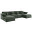 Canapé modulaire en chenille 155 pièces l 155,7 po-116817666