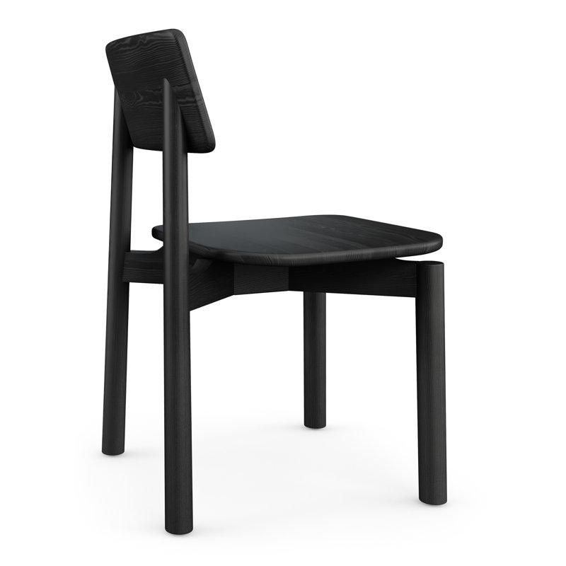 Ridley Dining Chair, Ash Black