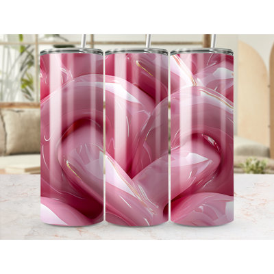 Choose Handmade Tumblers 591 mL Vacuum Insulated Stainless Steel (18/8) Travel Tumbler with Straw