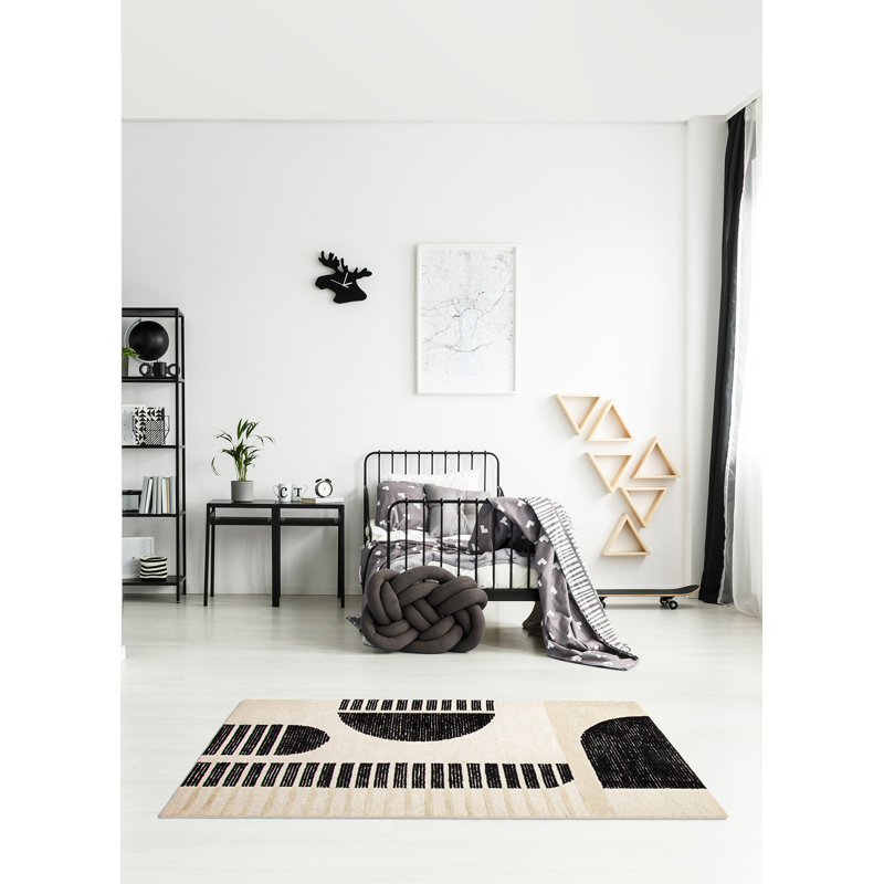 Tapis crème Timeless 5 pi 0 po x 7 pi 7 po