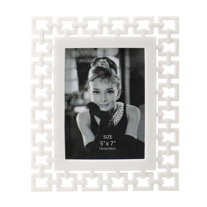 Orovada White Single Picture Frame