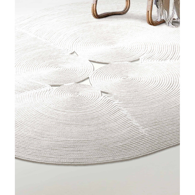 Tapis en coton Novelty Calaysia, Nouveauté 4 pi x 5 pi 11 po