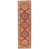 Hand Woven Cotton and Wool Oriental Area Rug
